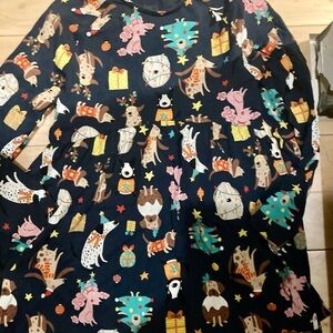 Next Kids Dress with dogs! Print - Multicolor 7 Christmas
